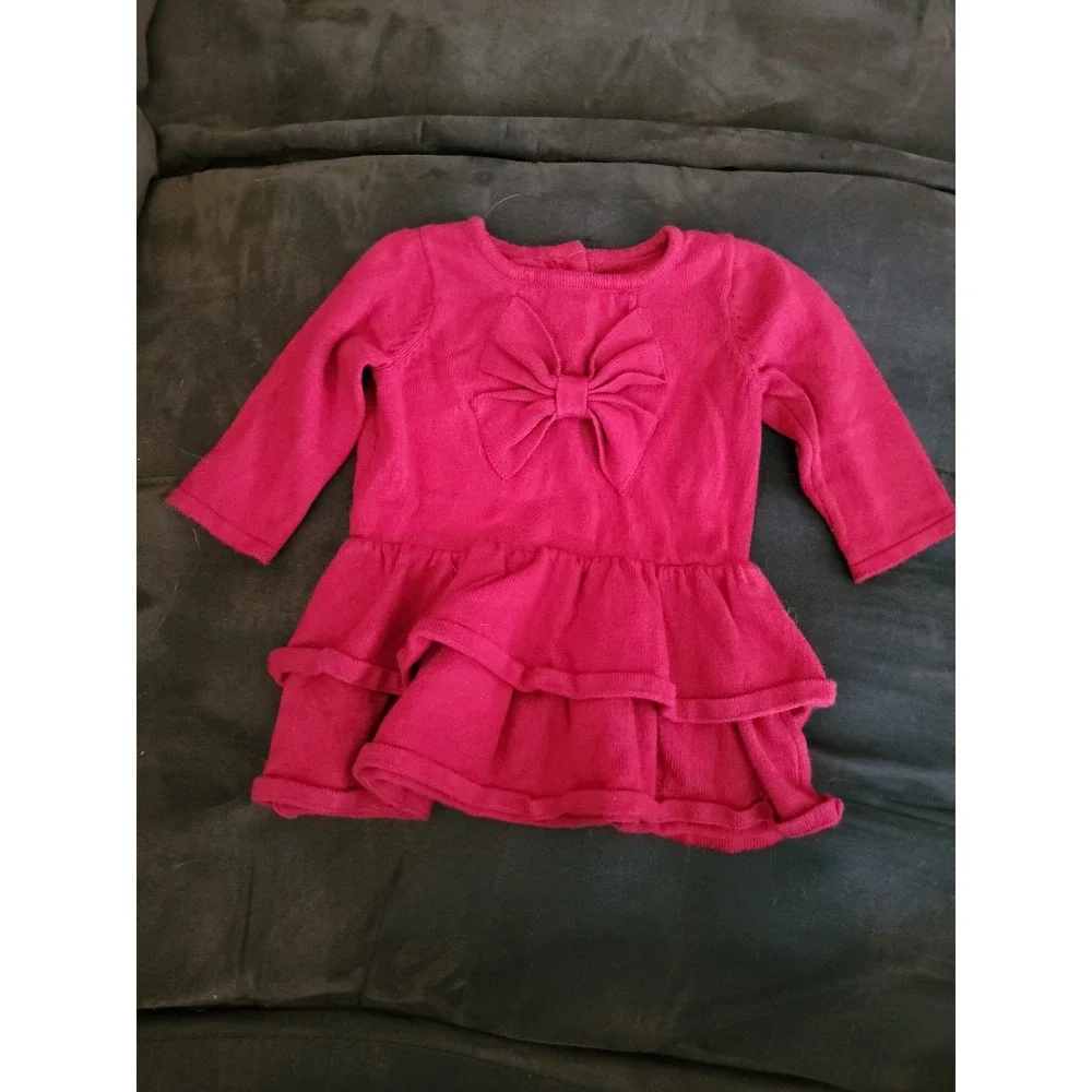 Gymboree layette line belles and bowties red Christmas holdiay dress‎ 3 6 months